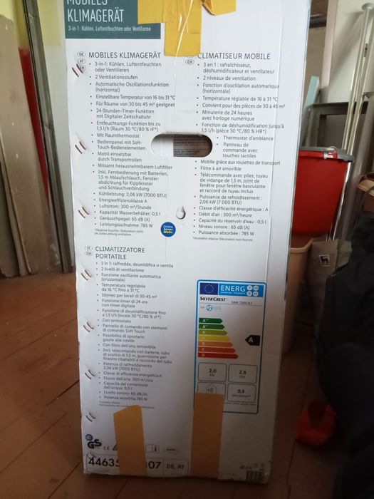 Aparat mobil de aer conditionat