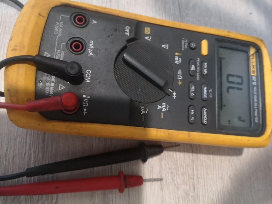 Fluke 87 V Дигитален Тестер Мултицет измерване Изолация Клещи Крипване