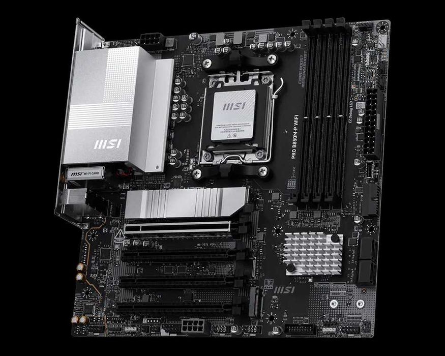 Материнская плата MSI PRO B850M-P WIFI 7 DDR5 AM5 mATX