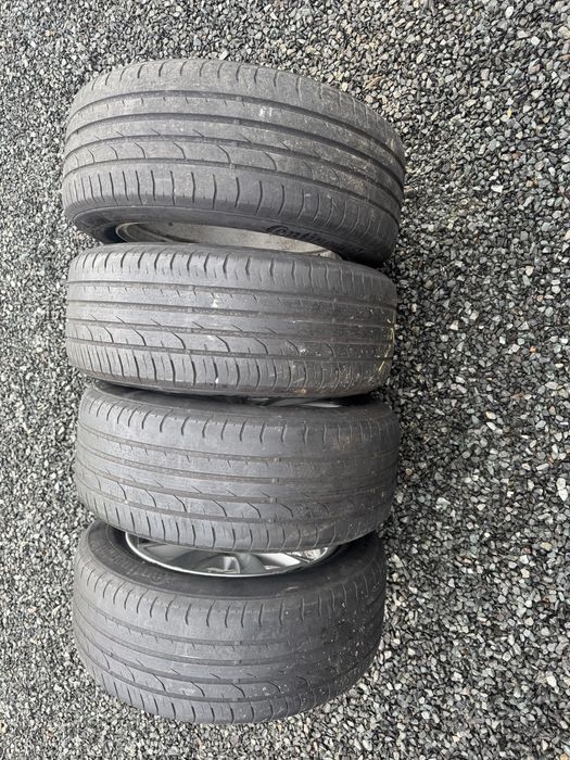 Jante bmw R17 5x120 cu anvelope de vara