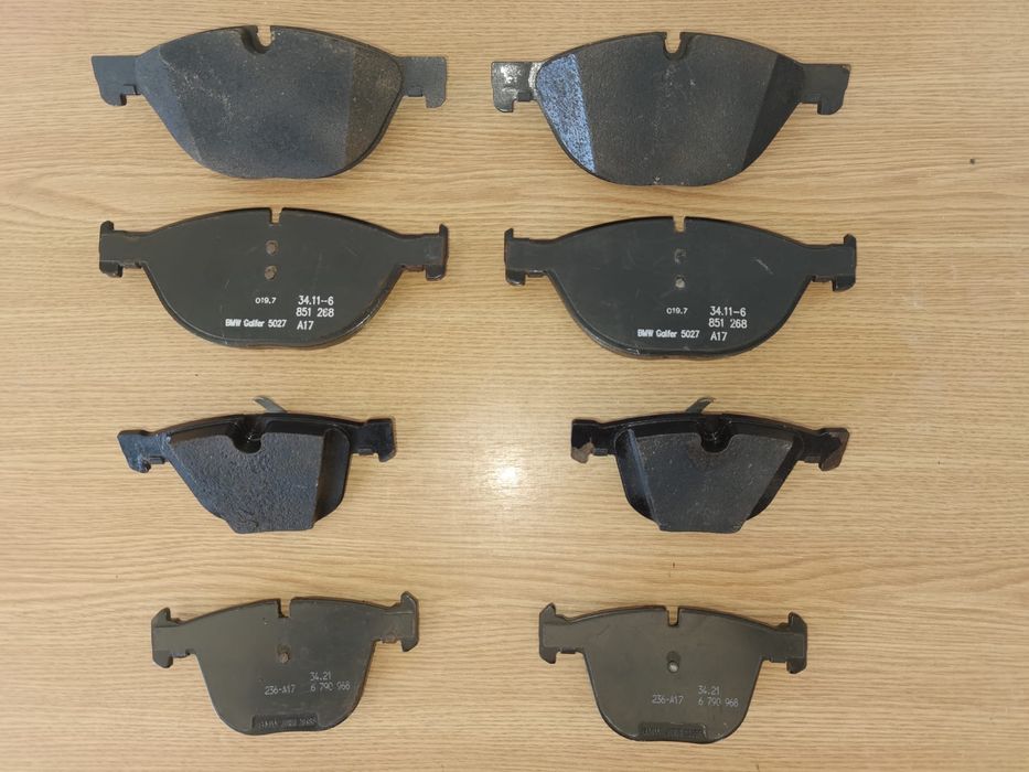 Set placute frana fata + spate originale BMW seria 5, 6 ,7, Noi