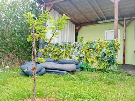 Давам обзаведено бургало до плаж в Офринио-Кариани- 2500 евро.