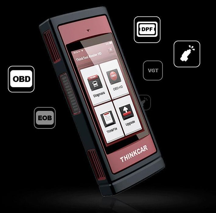 Thinktool reader hd - за тежкотоварни автомобили OBD2, български език