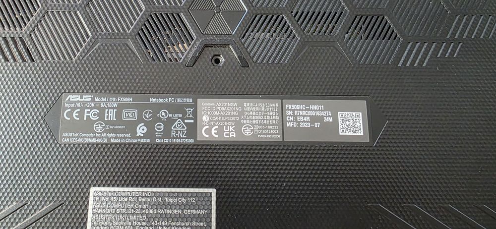 Vand laptop gaming asus tuf f15
