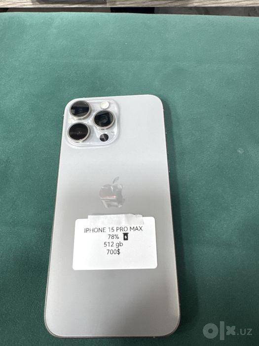 Iphone 15 pro max 78 % 512 gb