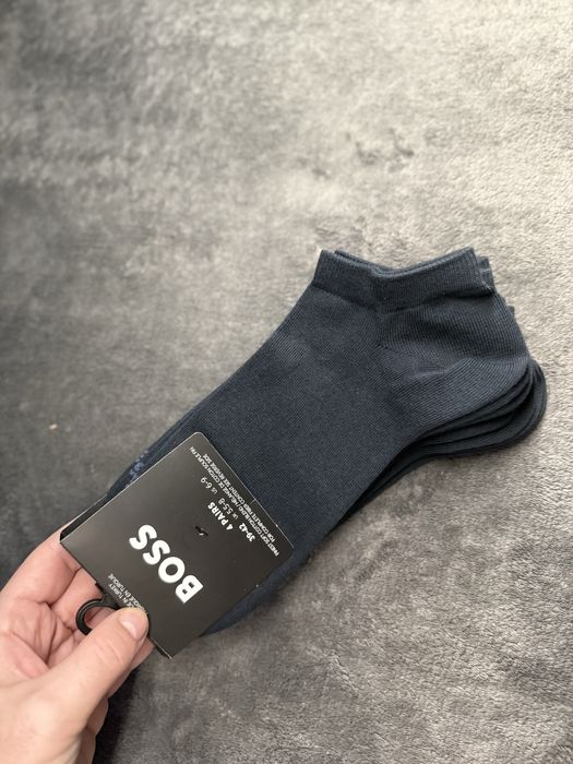 BOSS set 4 perechi sosete scurte bleumarin marimea 39-42 noi originale