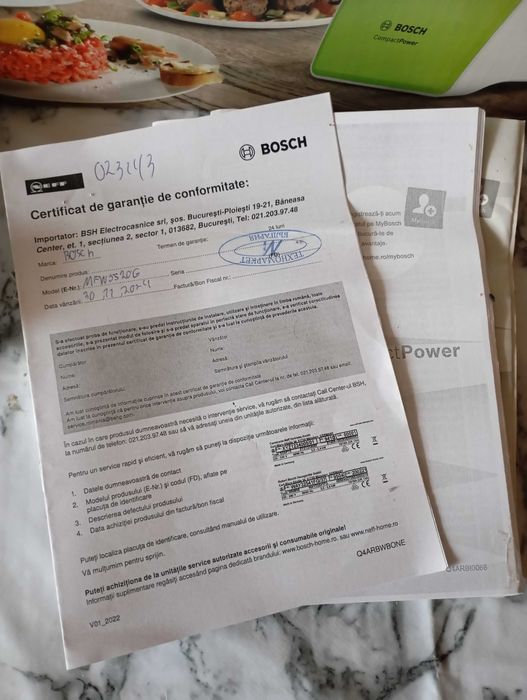 Месомелачка BOSCH MFW 3520G.