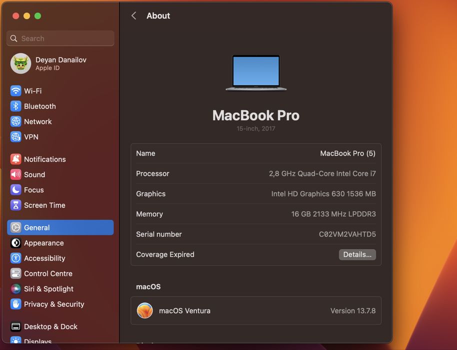 MacBook Pro 15 2017