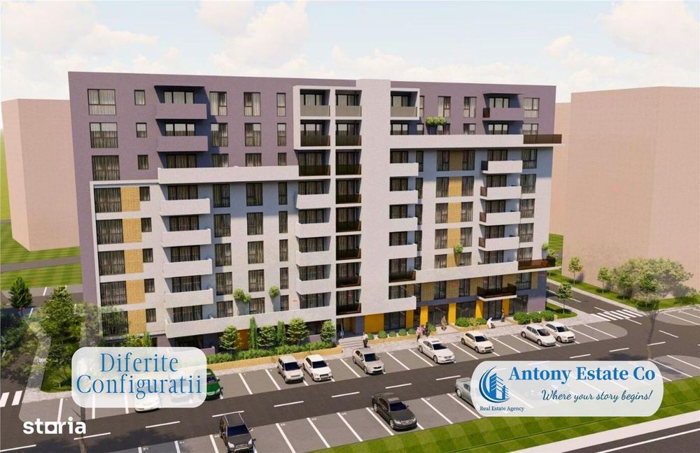 Antony Estate | Apartament NOU de vanzare, 2 camere, Cheriu