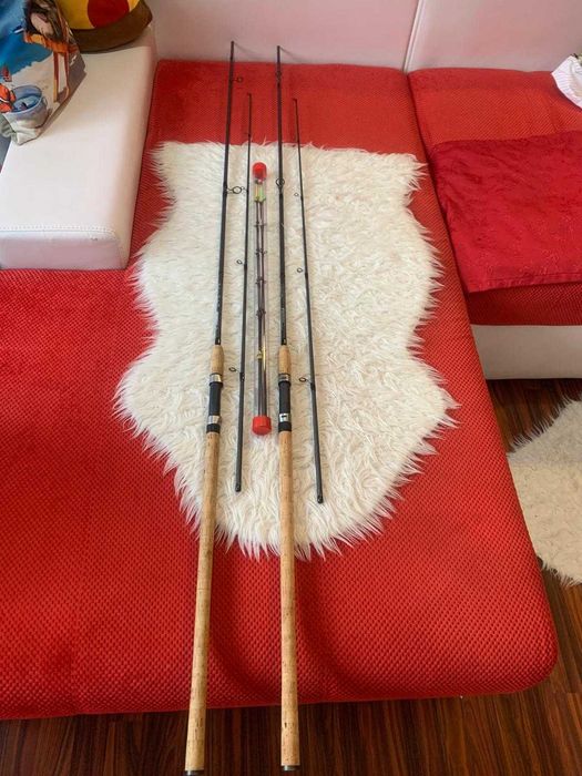 2 lansete feeder sportex 3.30 actiune 40  80  2+3