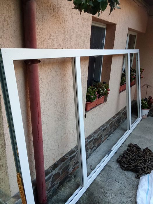 Geam termopan profil PVC ieftin