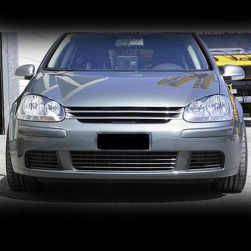 Решетка без емблема за VW GOLF 5 - черна