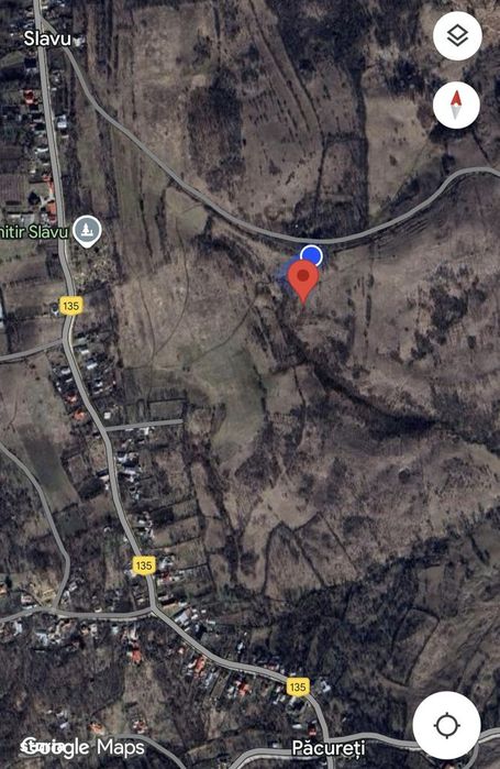 Teren de vânzare 6.352 mp – Slavu (Prahova), extravilan, drum de câmp