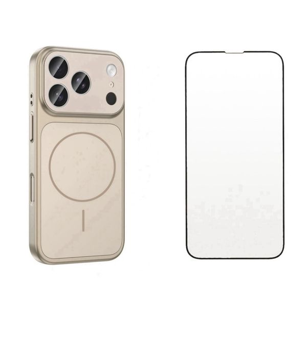 Iphone 17 AIR PRO MAX - Husa Magnetic Case si Folie Sticla Curved