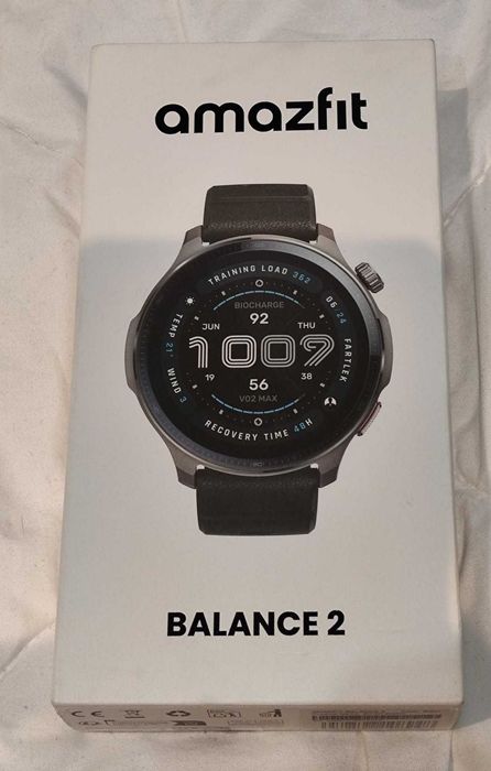 Smartwatch AMAZFIT Balance 2, Wi-Fi, GPS, Android/iOS, Black