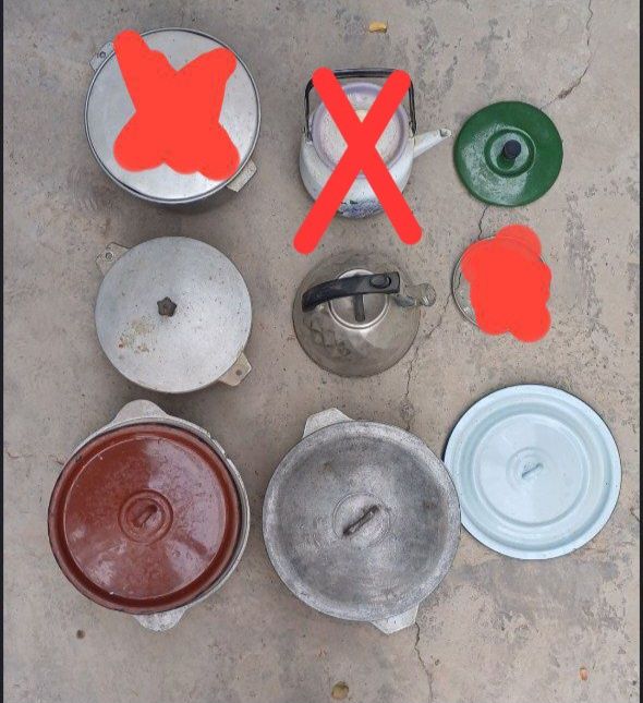 Казаны сковородки чайники крышки