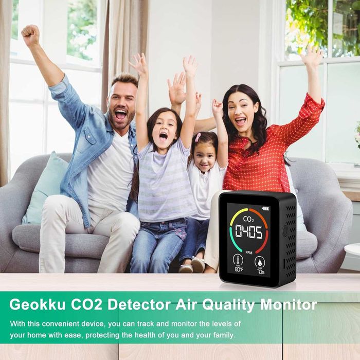 Монитор за качество на въдуха Geokku H8