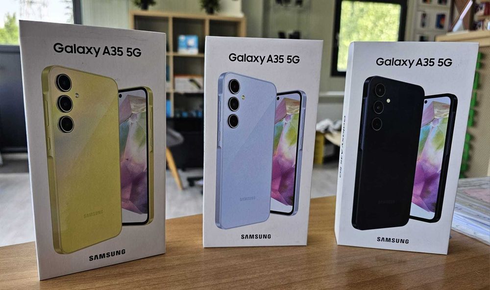 Samsung A35 128 GB - Ca Nou - Factura + Garantie - Husa + Folie cadou