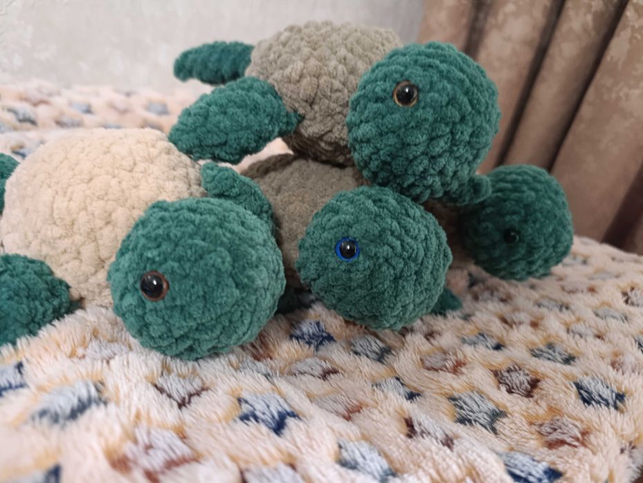 Вязаные игрушки, ручная работа