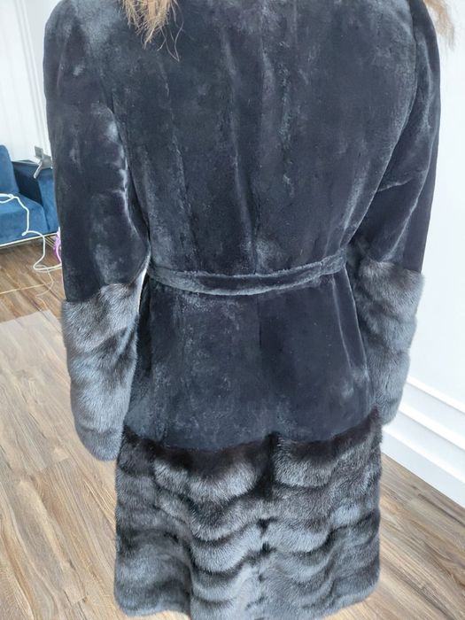 Длинная Норковая шуба