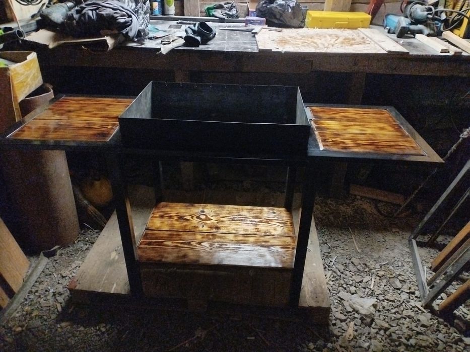 Мангал - стол ручная работа.