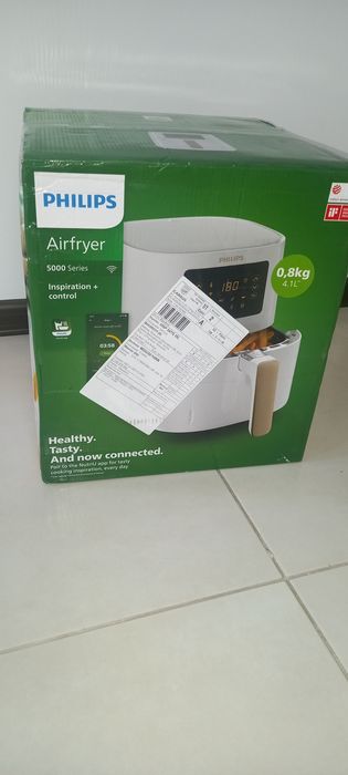 Friteuză cu aer cald Philips Airfryer HD9255/30,Alb