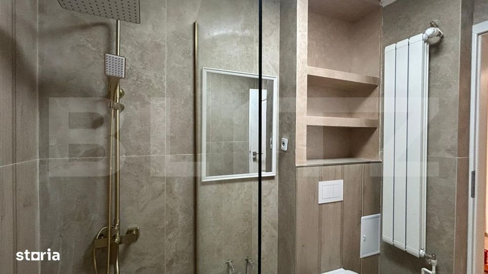 Apartament prima inchiriere, 3 camere, 64 mp, loc de parcare, zona Nuf