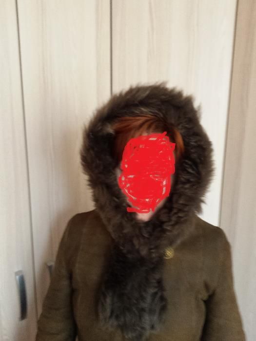 Cojoc dama din piele naturala