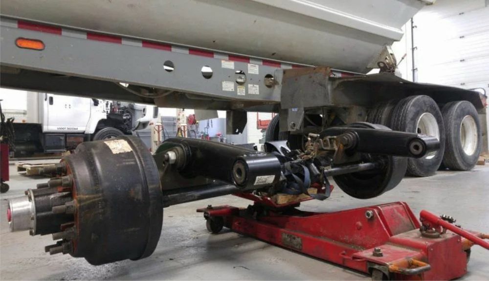 Установка осей, замена осей