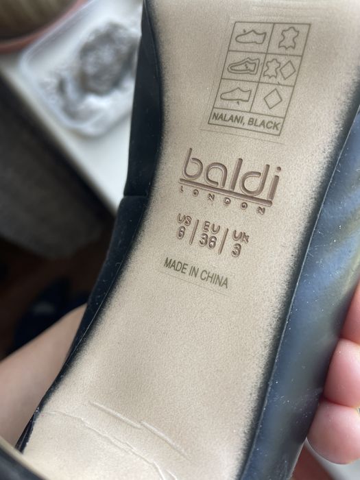 Туфли,Baldi, кожа, классика