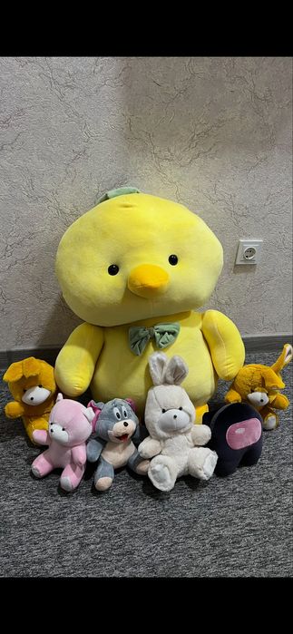 Мягкие игрушки от 500 тенге.