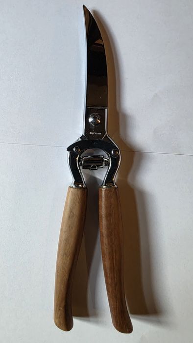 Foarfecă profesională Kretzer Solingen 5013 – Made in West Germany – NOUĂ – mânere din lemn – în cutie