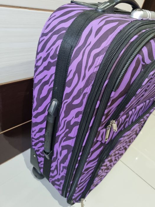 Troler voiaj AeroTravel 65x40x25 material textil rezistent