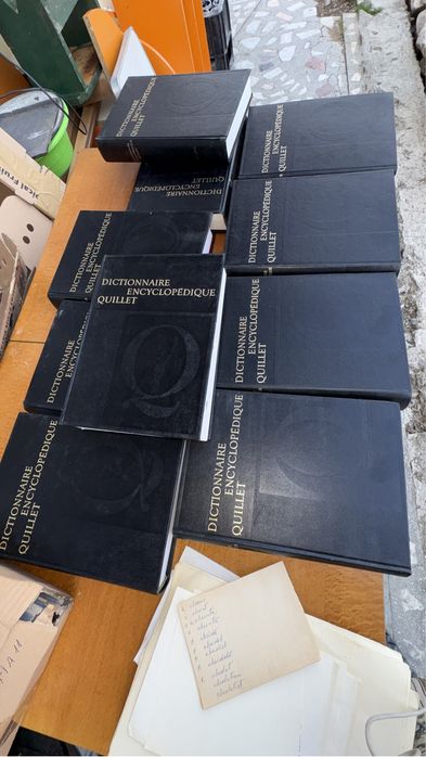 Set enciclopedii vechi Dictionnaire Encyclopedique Quillet+ carti rare