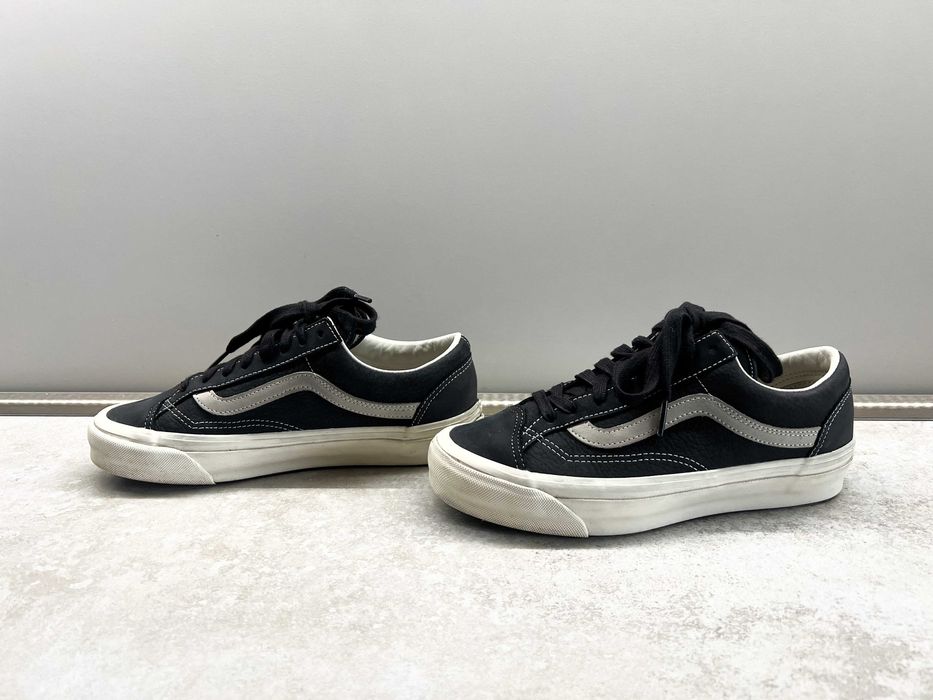 Vans Premium Old Skool 36 Le Marais Black 38.5 Adidasi Tenisi Piele Condiție Bunǎ