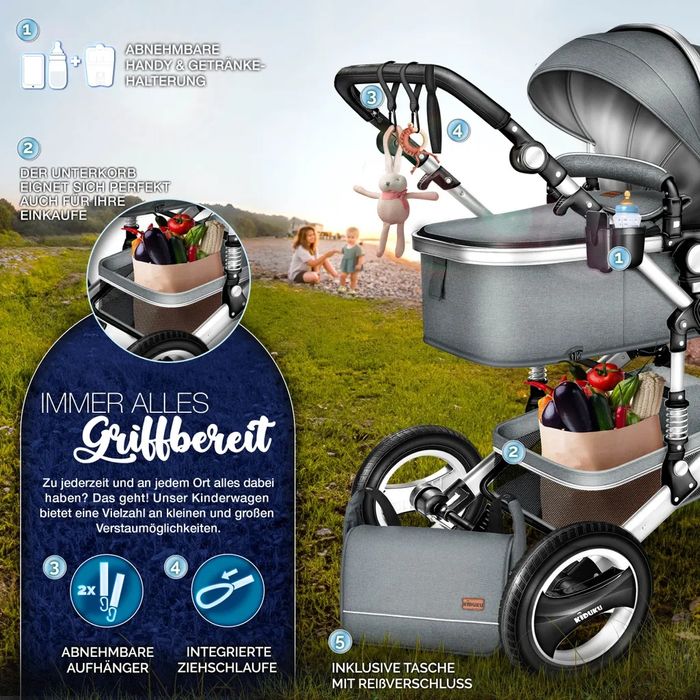 Бебешка количка 3 в 1