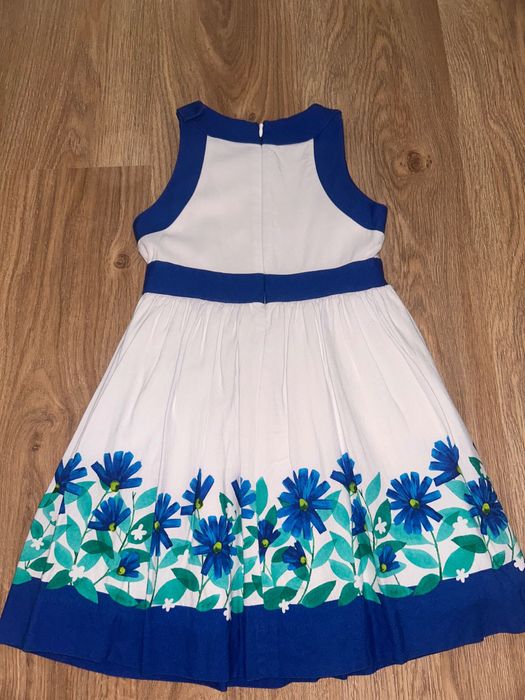 Детска рокля със сини цветя Майорал Mayoral
