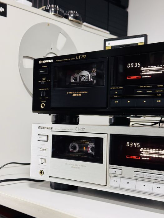 Deck de colecție PIONEER CT-737, 3 HEAD,Bias,Japan,servisat-ca Nou !