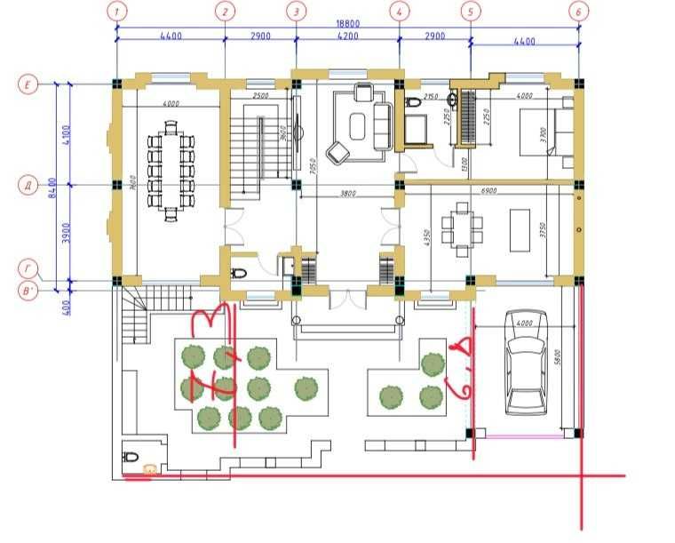 (Добрый) махалла Амир Темур, 4 сот, 450 м², 3 уровня, 7 комнат, Новый