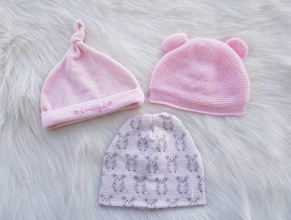 Шапки за бебе 0-6 месеца