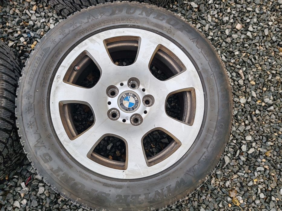 Jante BMW 16 e90 E60 cauciucuri MS impecabile 1000lei