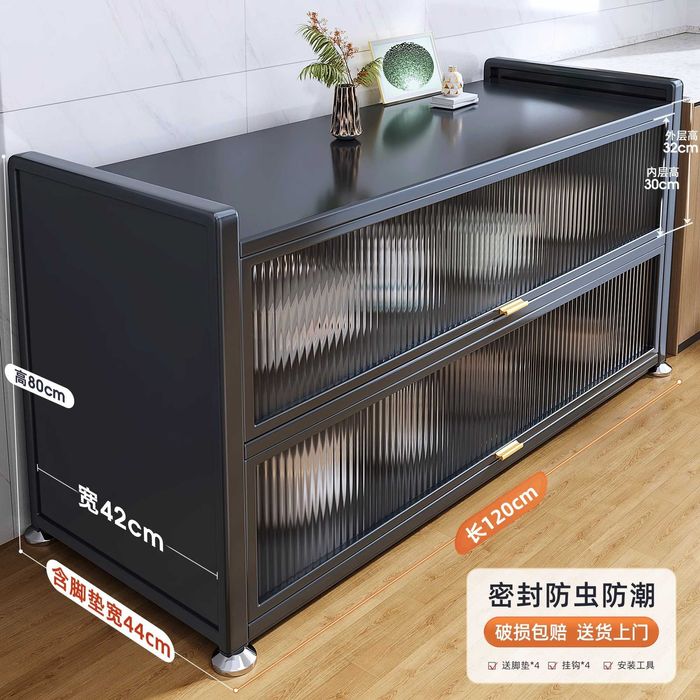 Металлический шкаф для кухни/Кухонный шкаф с защитой от пыли