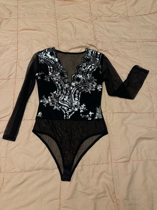 Body cu paiete / elegant / casual