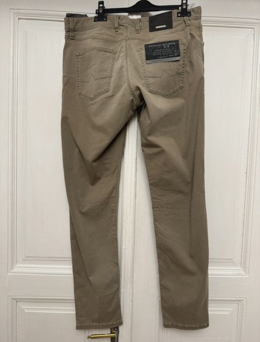 Blugi , Alberto, marimea 35/32, 31/32,  Kaki.