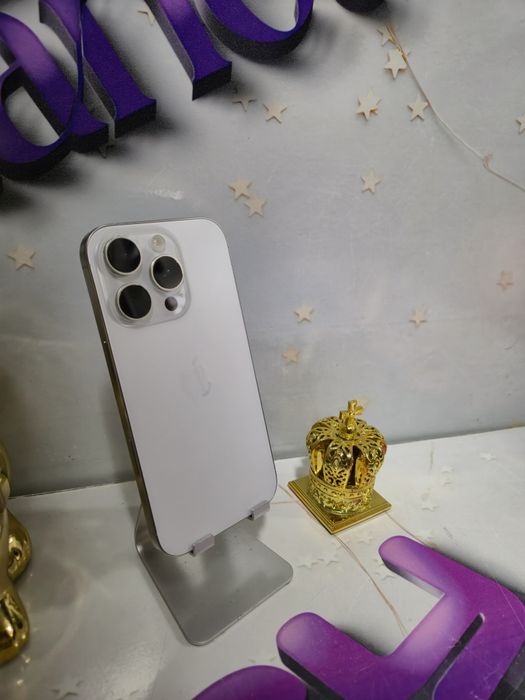 iPhone 16 PRO White.5G 128GB Baterie Originală:91%.Preṭ fix!