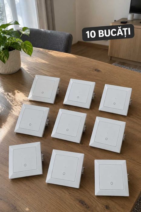 LOT Întrerupătoare Inteligente Ucomen 86x86 mm – Alexa, Google Home