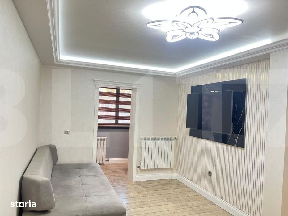 Apartament 3 camere | Living + bucatarie open-space | Ultrafinisat