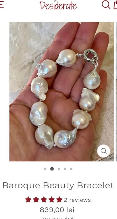 Bratara perle naturale