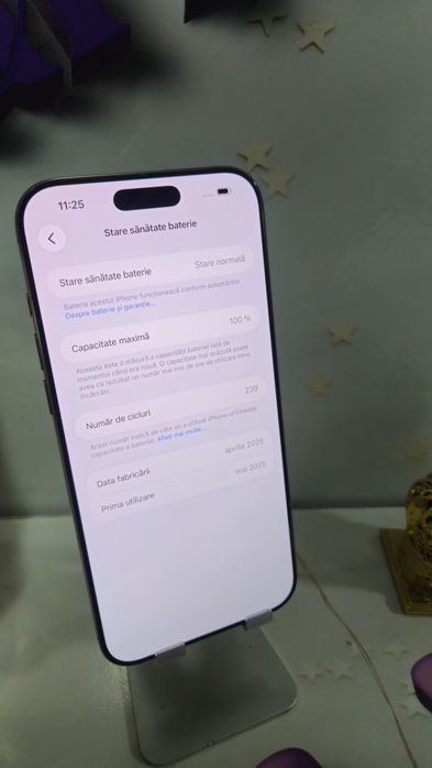 iPhone 16 PRO MAX 256GB Baterie:100%.Preṭ fix!