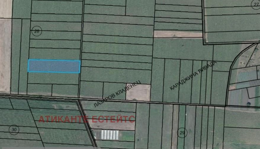 Парцел в София, област-с.Петърч площ 6911 цена 35000